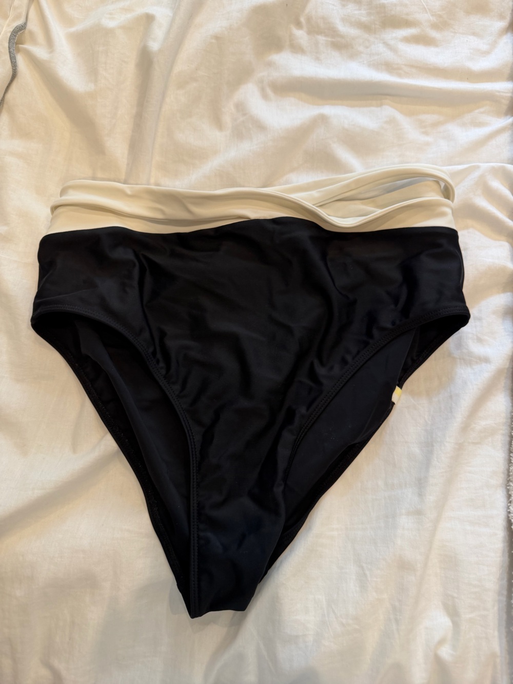 summersalt Black and White Bikini Bottom